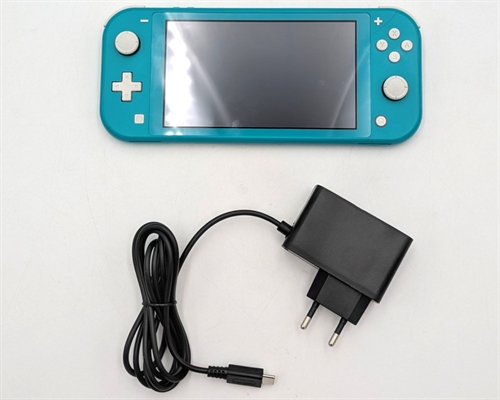 Nintendo Switch Lite Konsol - Turquoise - SNR XJE10007480279 (C Grade) (Genbrug)